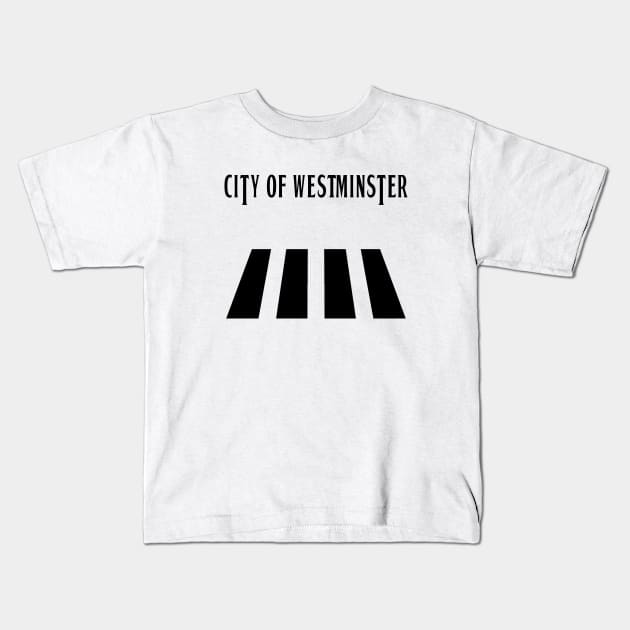 City of Westminster Kids T-Shirt by TheMusicFav